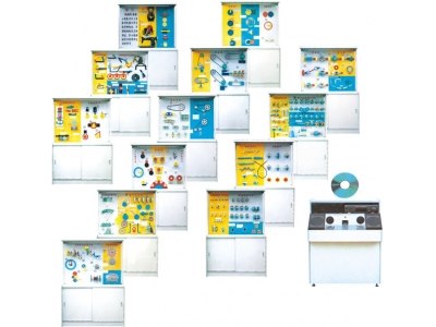 機械設計基礎示教陳列柜 (CD解說聲控同步)